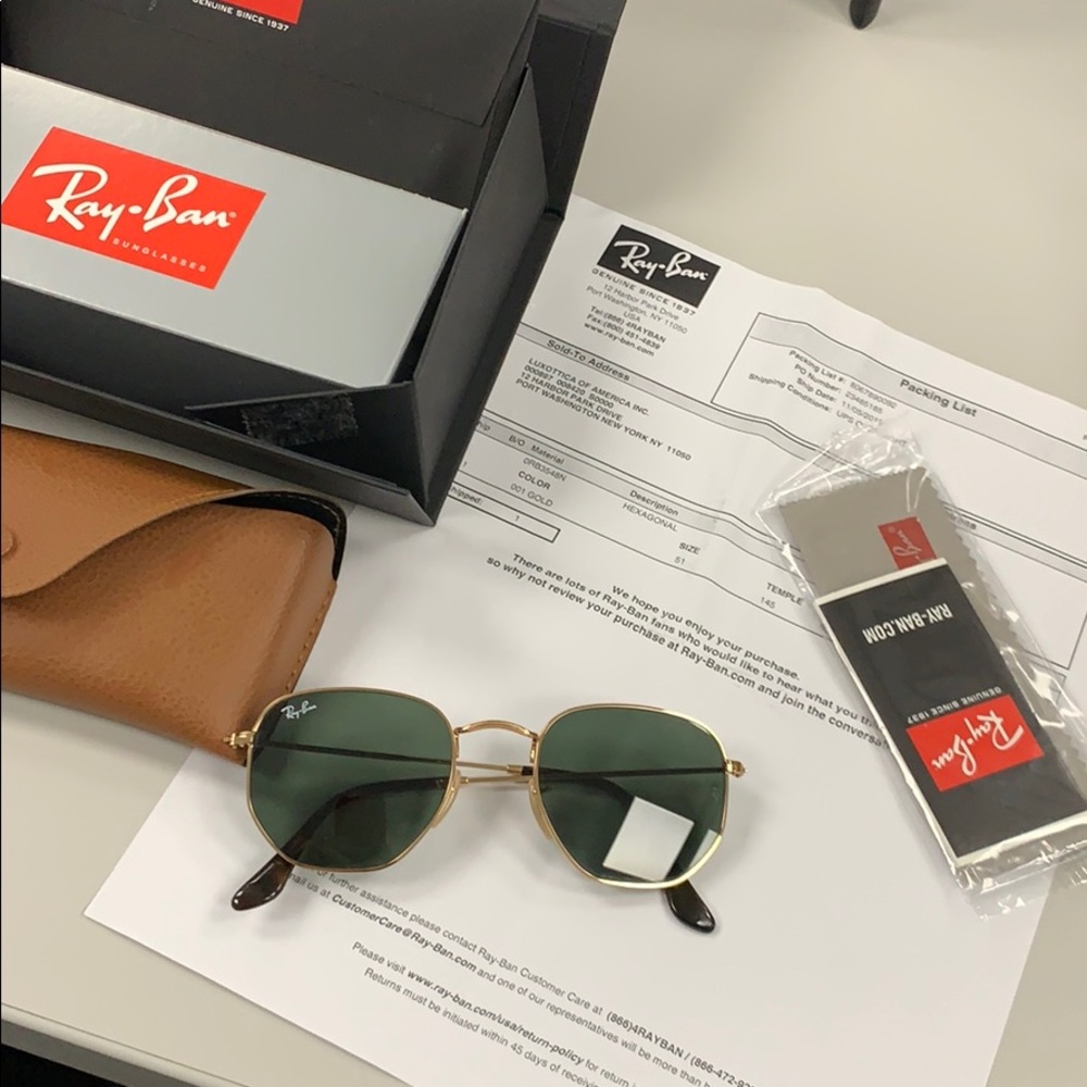 Hexagonal Ray-Ban